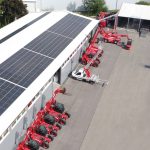 Photovoltaikanlage bei Arbeitsbühnen Hoffmann