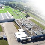 Im Industriepark Philippsburg entsteht ein riesiges Dachkraftwerk