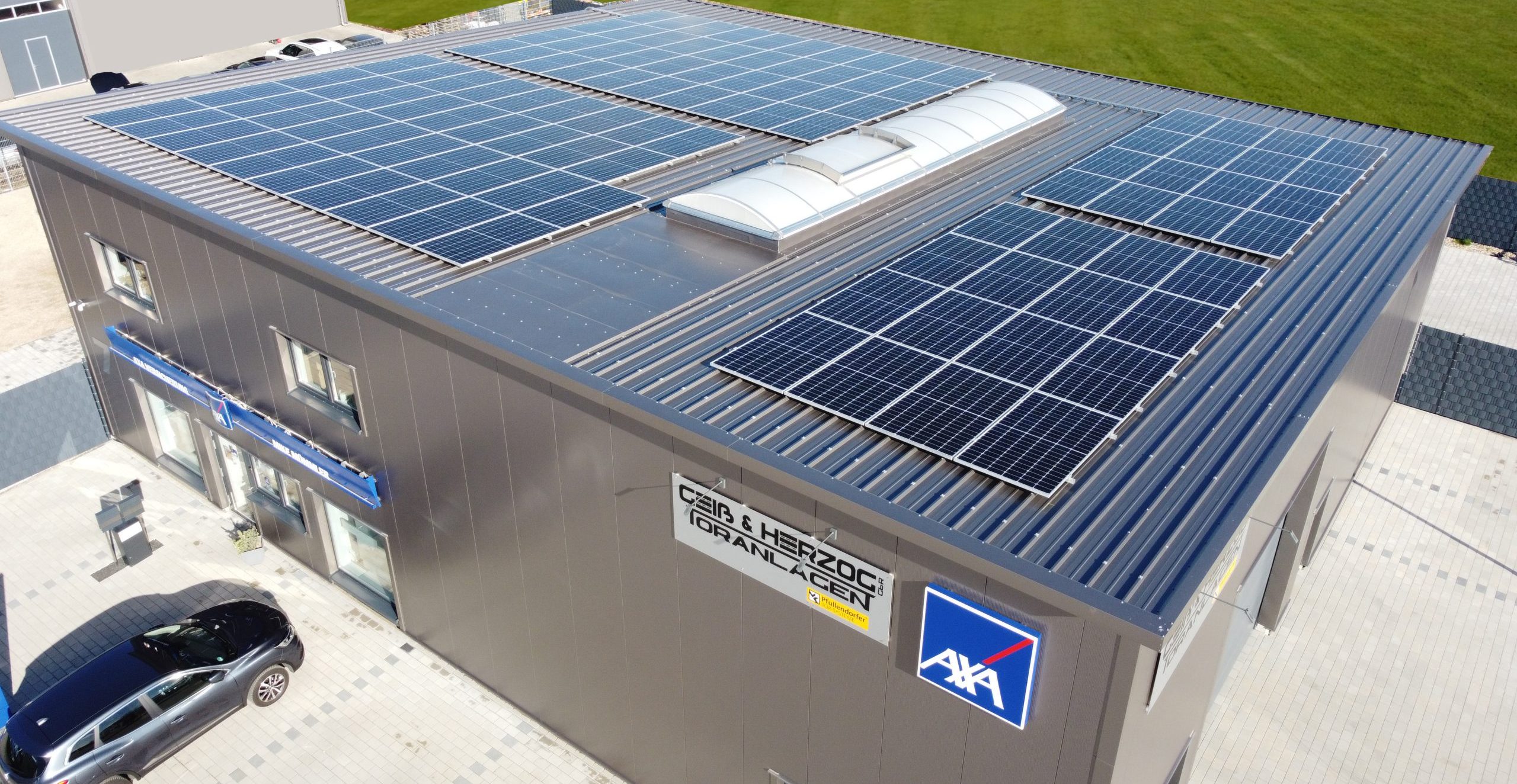 Photovoltaikanlage der AXA Regionalvertretung Mümmler und Geiß & Herzog GbR Photovoltaikanlage der AXA Regionalvertretung Mümmler und Geiß & Herzog GbR